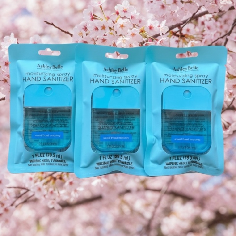 Ashley Belle Moisturizing Spray Hand Sanitizer (3pack)Sweet Floral Morning scent